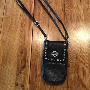 Harley Davidson black cross body bag